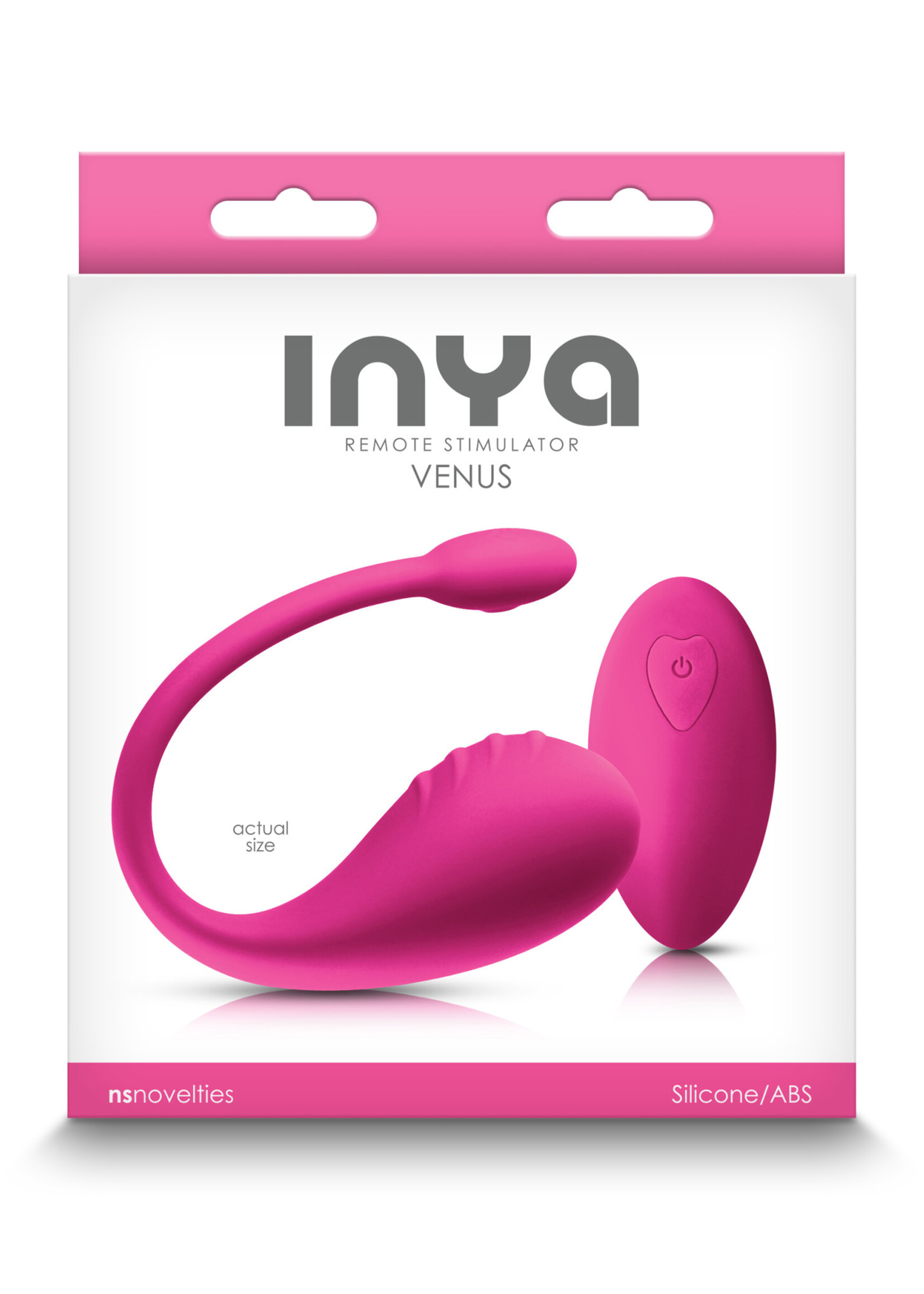 nsnovelties Inya Venus Rechargeable Silicone Vibrator with Remote Control
