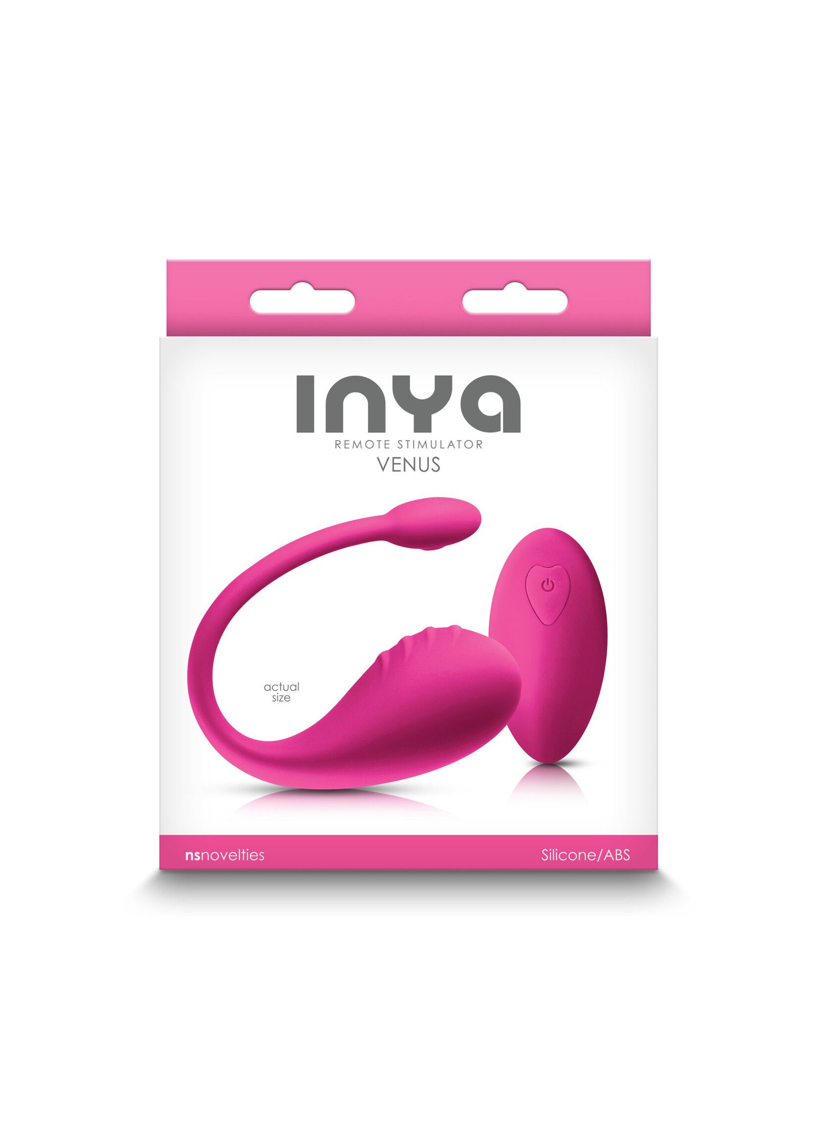nsnovelties Inya Venus Rechargeable Silicone Vibrator with Remote Control