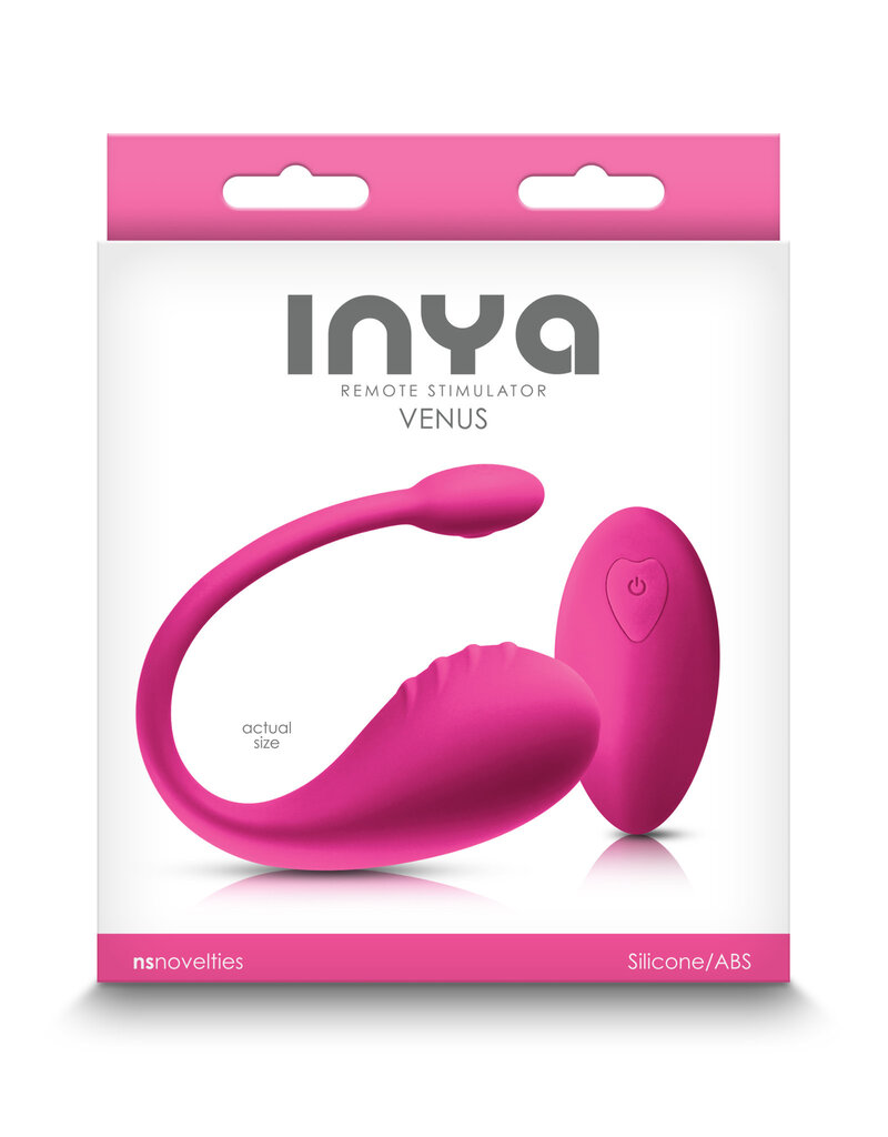 nsnovelties Inya Venus Rechargeable Silicone Vibrator with Remote Control