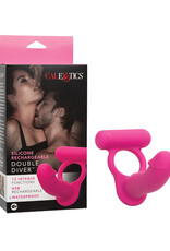 Calexotics Silicone Rechargeable Double Diver - Pink