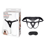 Lux Fetish Patent Leather Strap-on Harness - Black