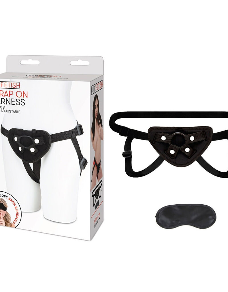 Lux Fetish Lux Fetish Strap On Harness - Black