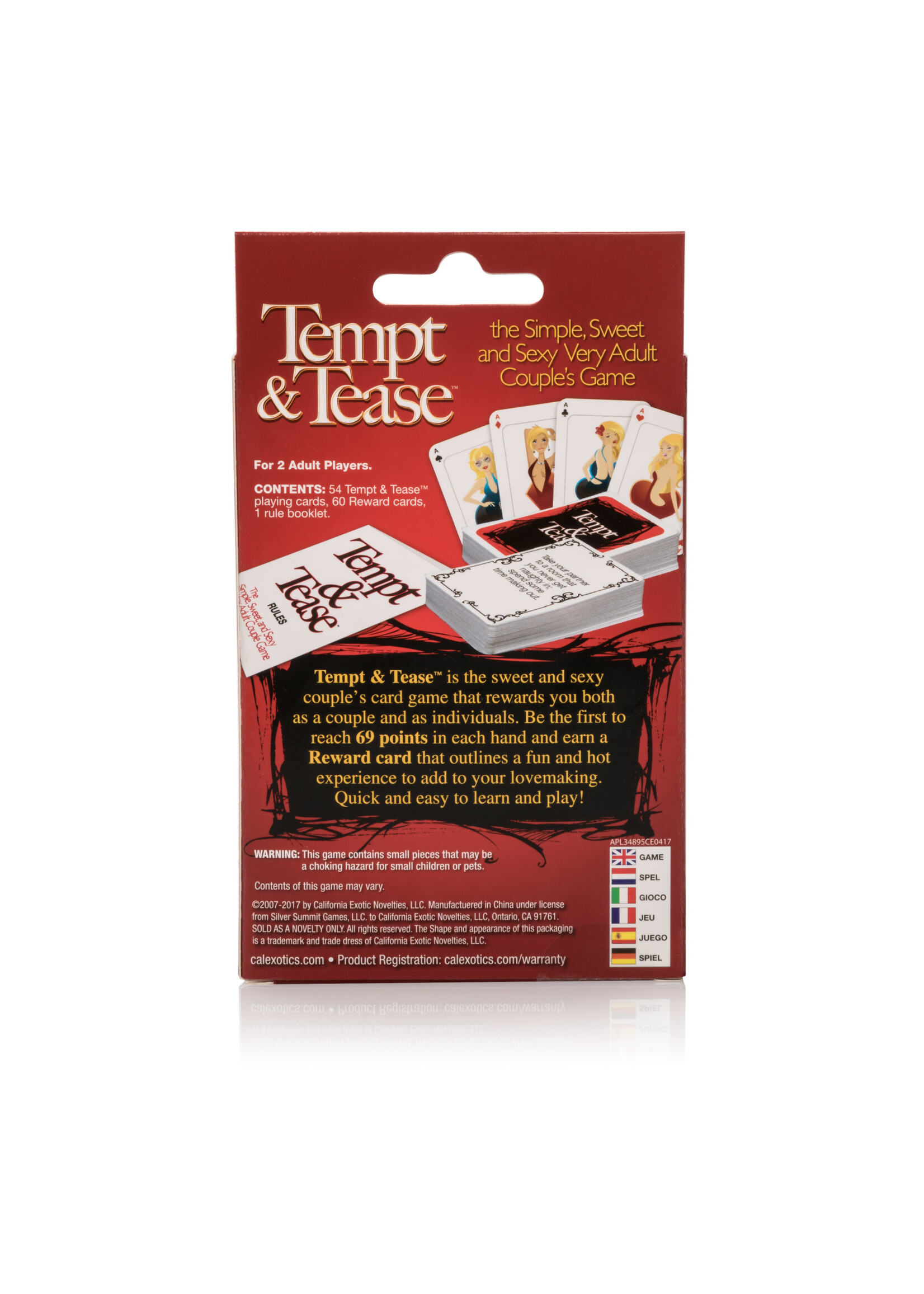 California Exotic Novelties Tempt and Tease Game