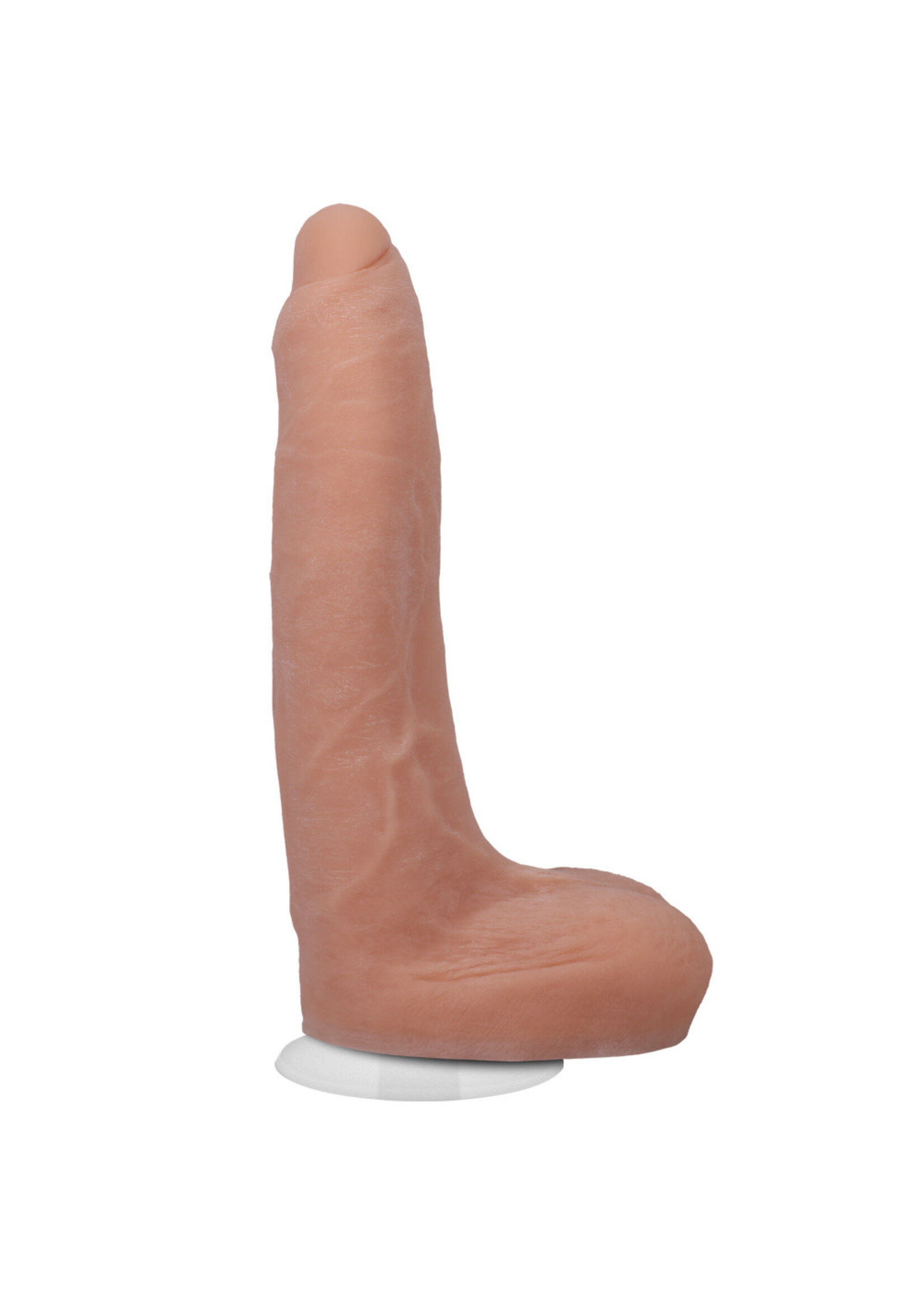Doc Johnson Signature Cocks ULTRASKYN 8" Cock w/Removable Vac-U-Lock Suction Cup - Owen Grey