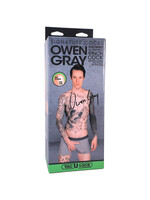 Doc Johnson Signature Cocks ULTRASKYN 8" Cock w/Removable Vac-U-Lock Suction Cup - Owen Grey