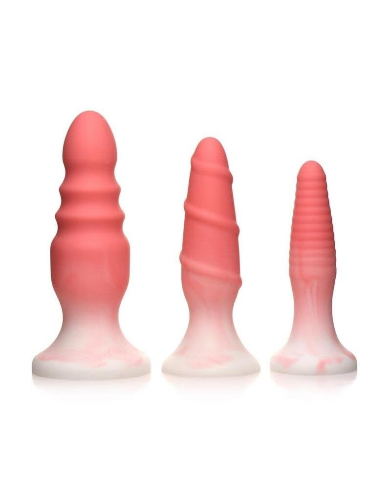 Curve Toys Simply Sweet Silicone Butt Plug Set