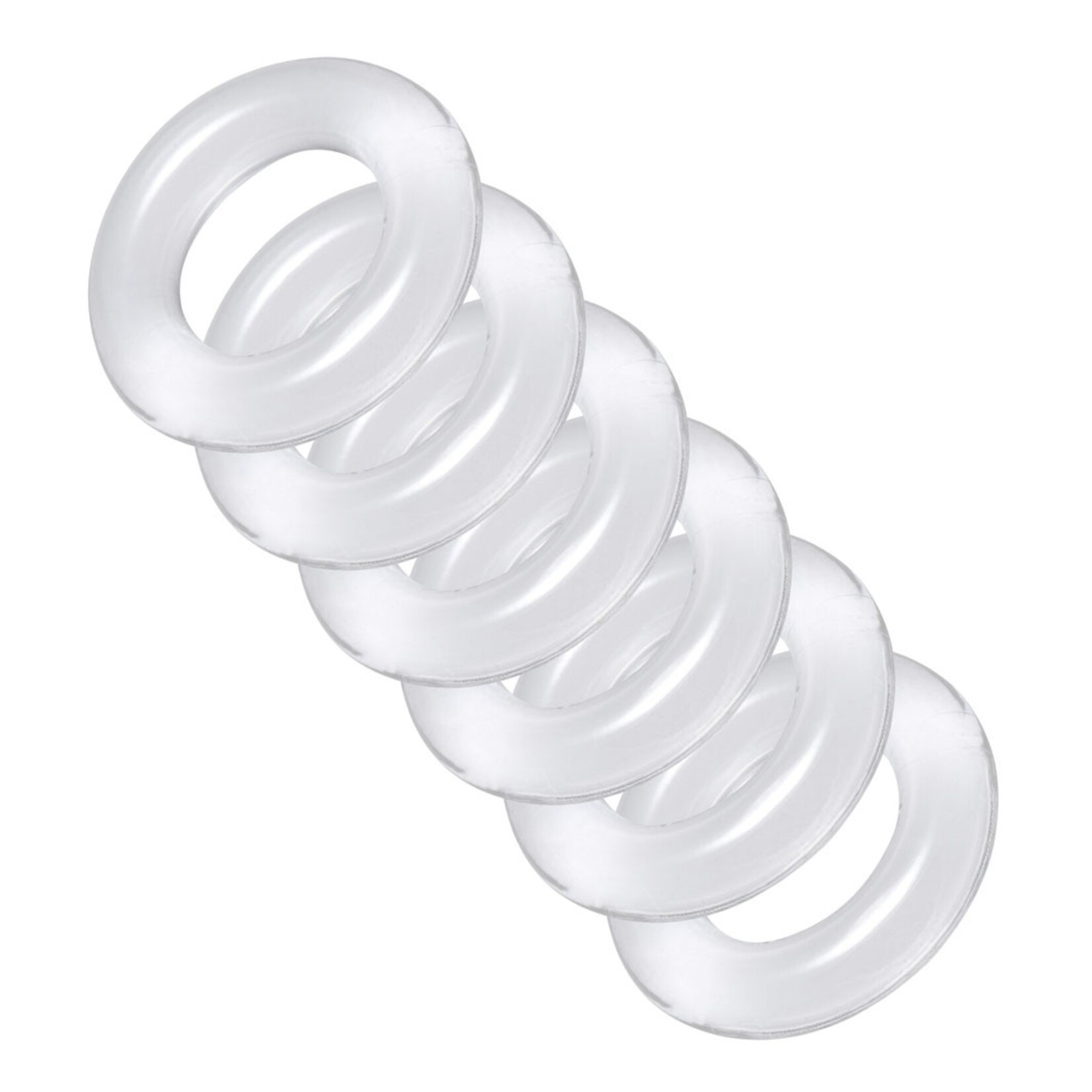 XR Brands Master Series Master Series Ring Master Custom Ball Stretching Kit - 6 Ring Pack
