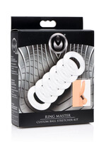 XR Brands Master Series Master Series Ring Master Custom Ball Stretching Kit - 6 Ring Pack
