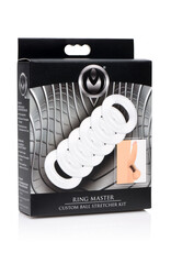 XR Brands Master Series Master Series Ring Master Custom Ball Stretching Kit - 6 Ring Pack