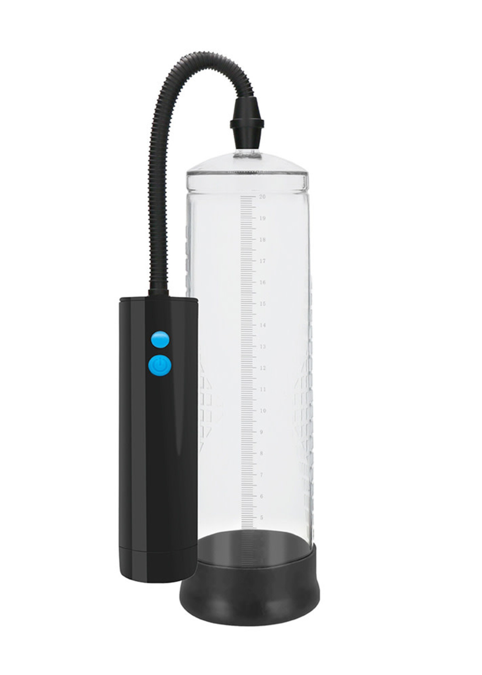Shots Pumped Pumped Extreme Power Rechargeable Auto Pump Transparent