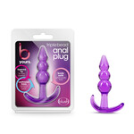 Blush Novelties B Yours Triple Bead Anal Plug Purple