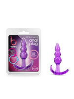 Blush Novelties B Yours Triple Bead Anal Plug Purple