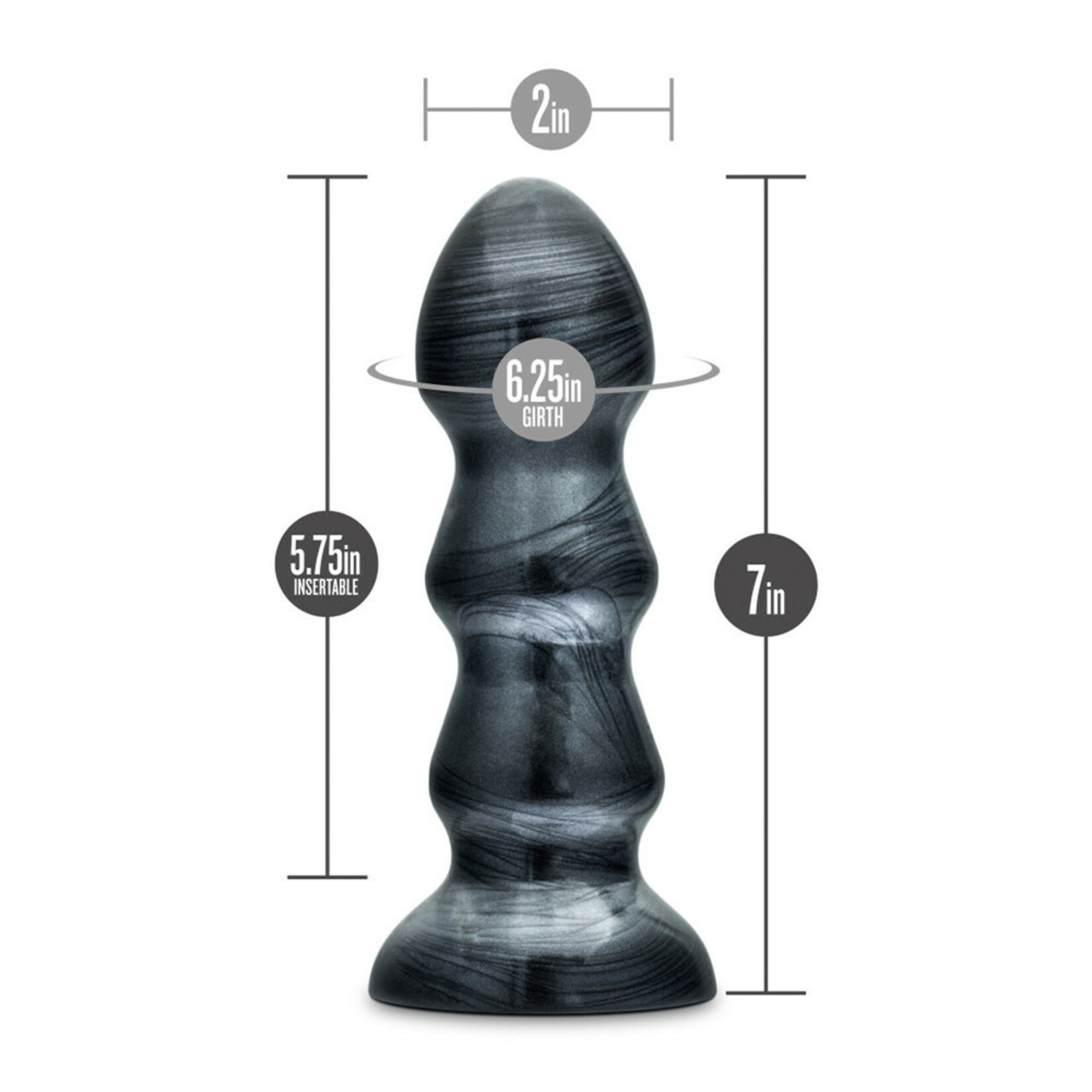Blush Novelties Jet - Black Jack - Carbon Metallic Black