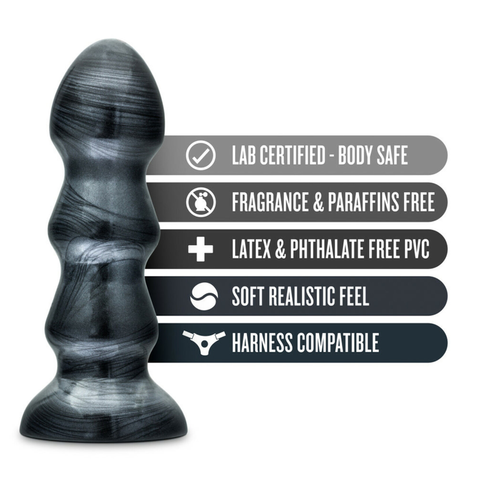 Blush Novelties Jet - Black Jack - Carbon Metallic Black