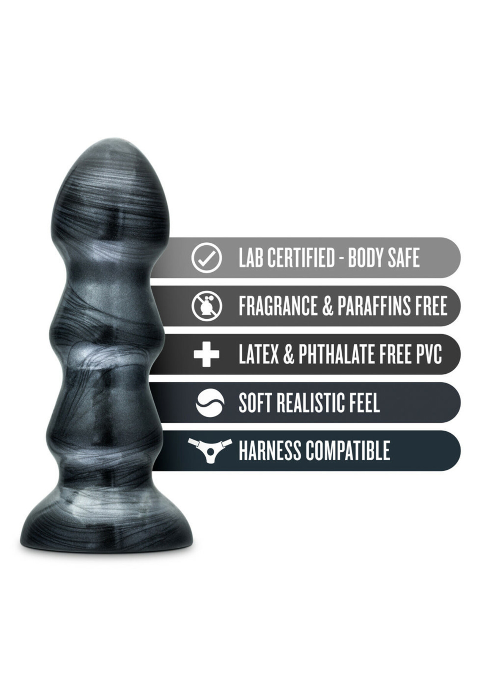 Blush Novelties Jet - Black Jack - Carbon Metallic Black