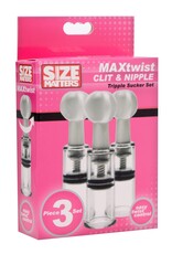 Size Matters Max Twist Clit And Nipple Triple Sucker Set Size Matters Max Twist Clit And Nipple Triple Sucker Set