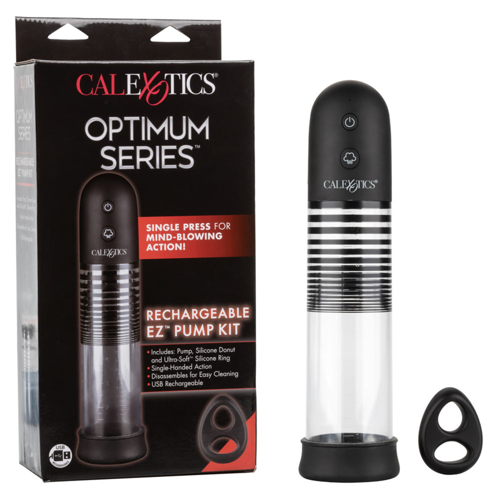Calexotics Optimum Series Rechargeable Ez Pump Kit
