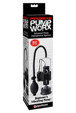 Pipedream Pump Worx Beginners Vibrating Pump - Black