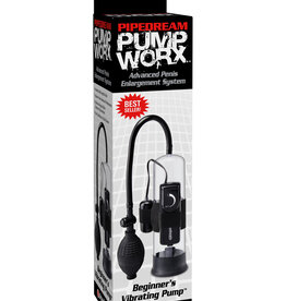 Pipedream Pump Worx Beginners Vibrating Pump - Black