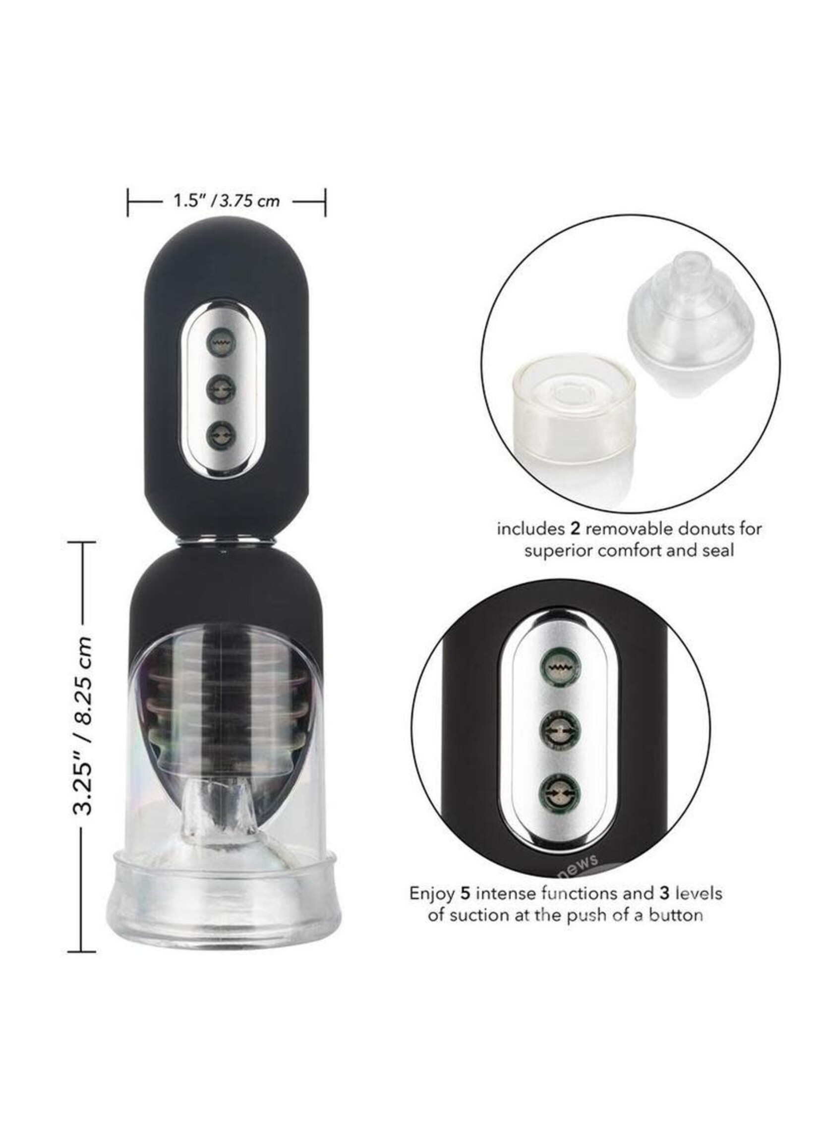 California Exotic Novelties Optimum Series Get Hard Head Pump Set