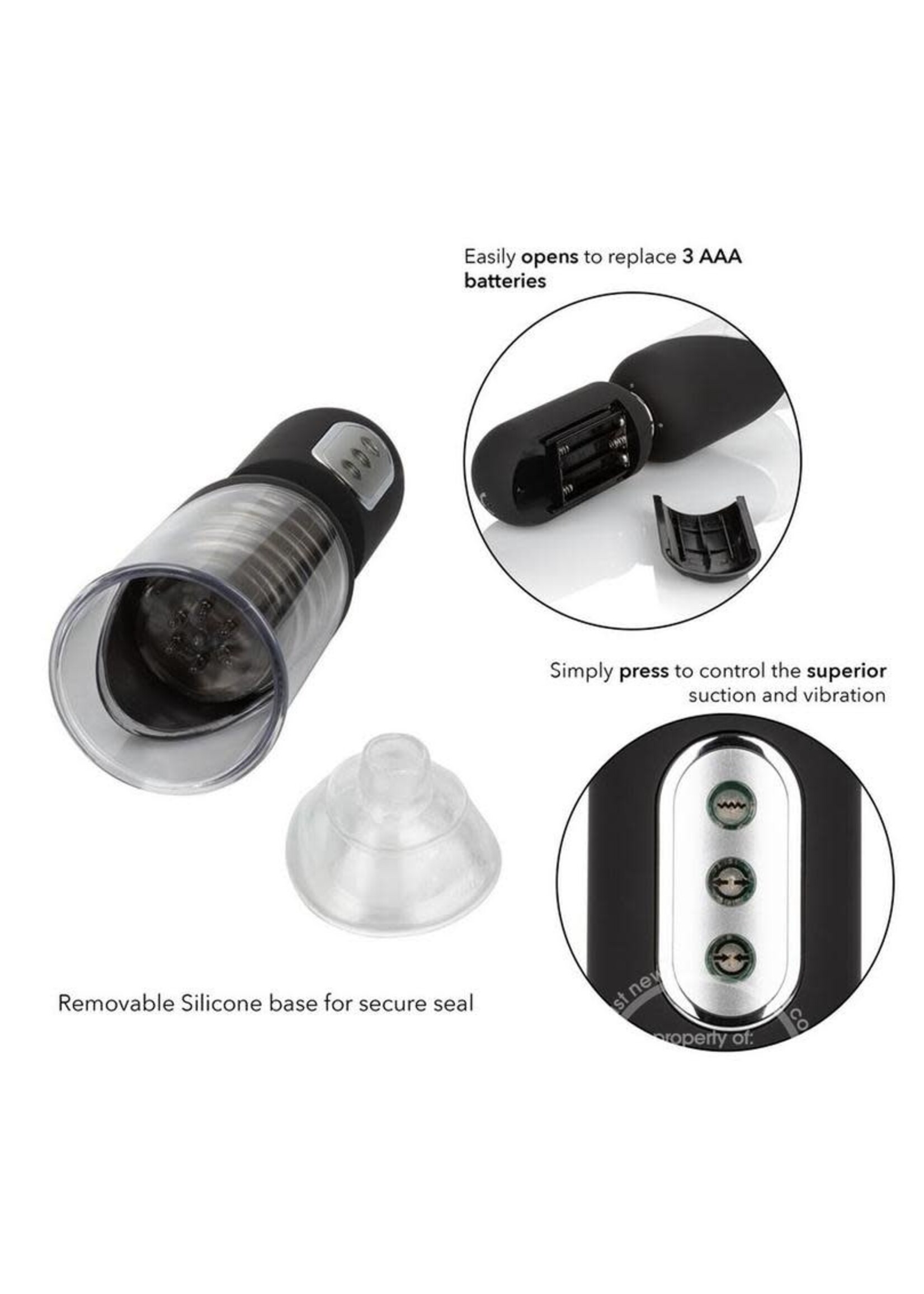 California Exotic Novelties Optimum Series Get Hard Head Pump Set