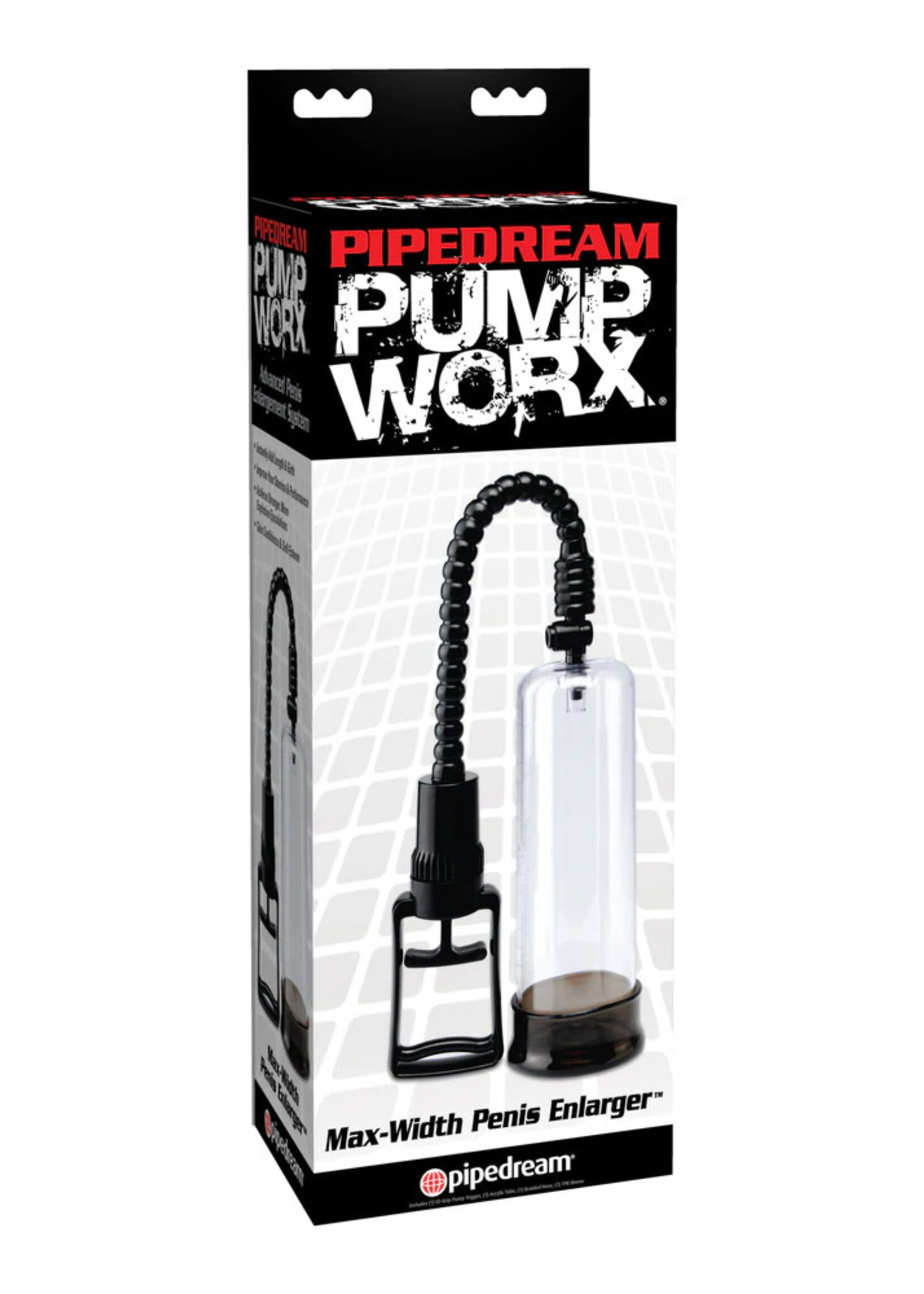 Pipedream Pump Worx Max-Width Penis Enlarger - Black