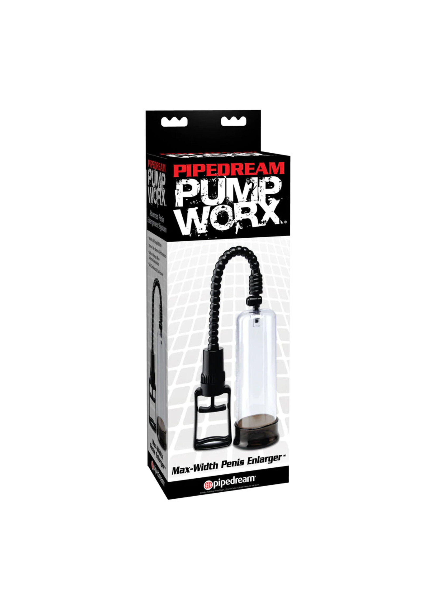 Pipedream Pump Worx Max-Width Penis Enlarger - Black