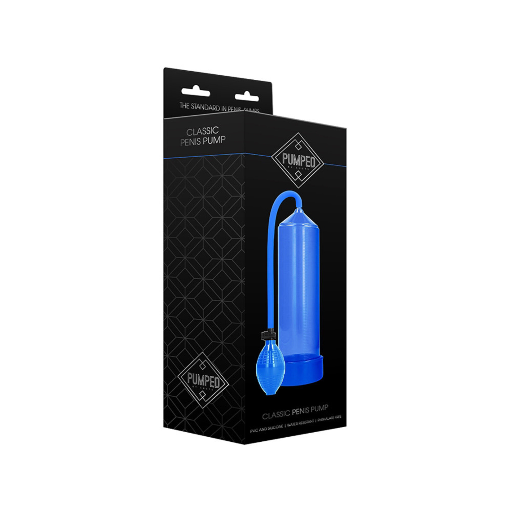 Shots Pumped Classic Penis Pump - Blue
