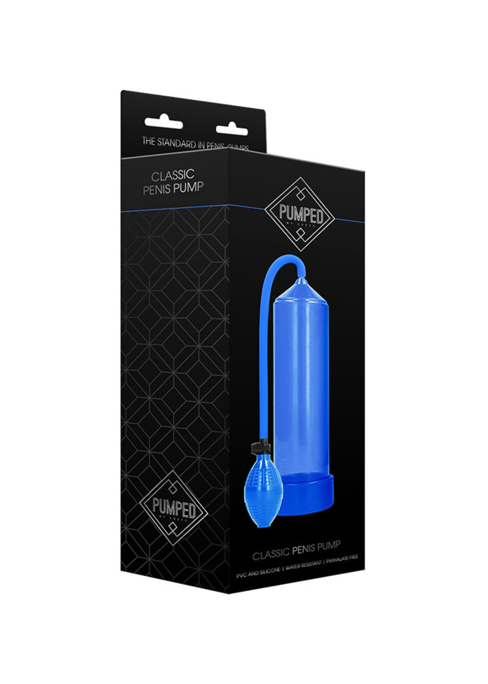 Shots Pumped Classic Penis Pump - Blue