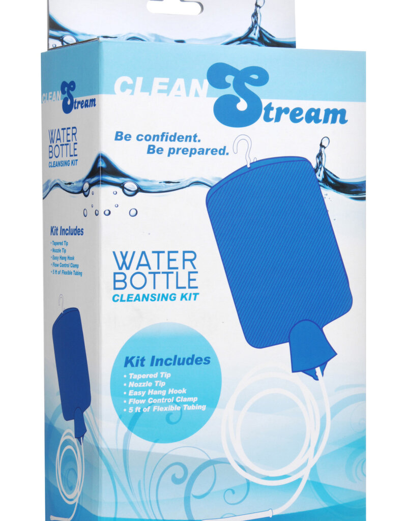 XR Brands Clean Stream Cleanstream Water Bottle Cleansing Kit - Blue