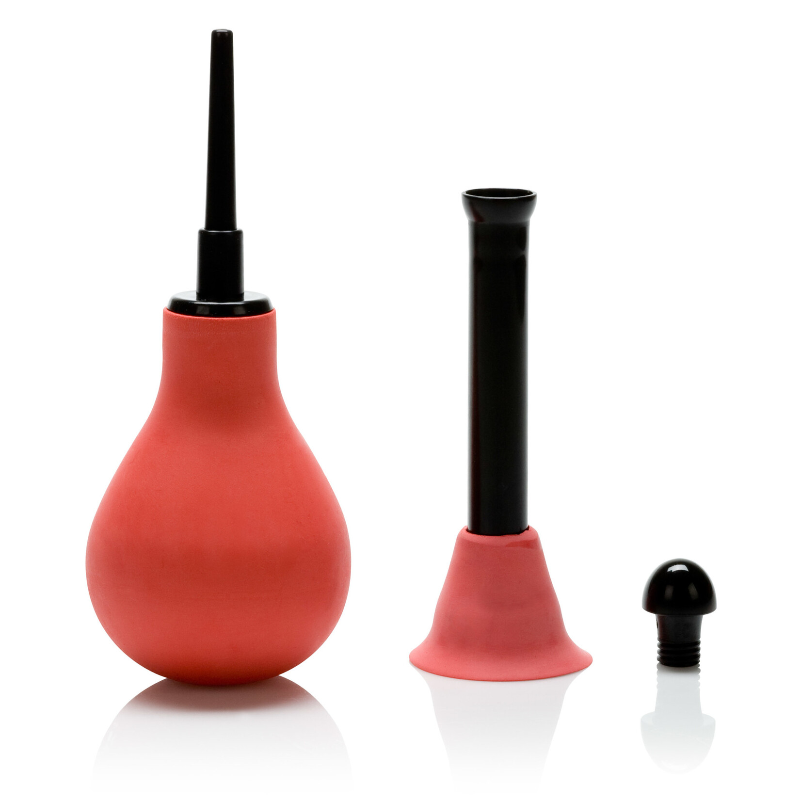 Calexotics Vulcanite Anal Douche With Attachment