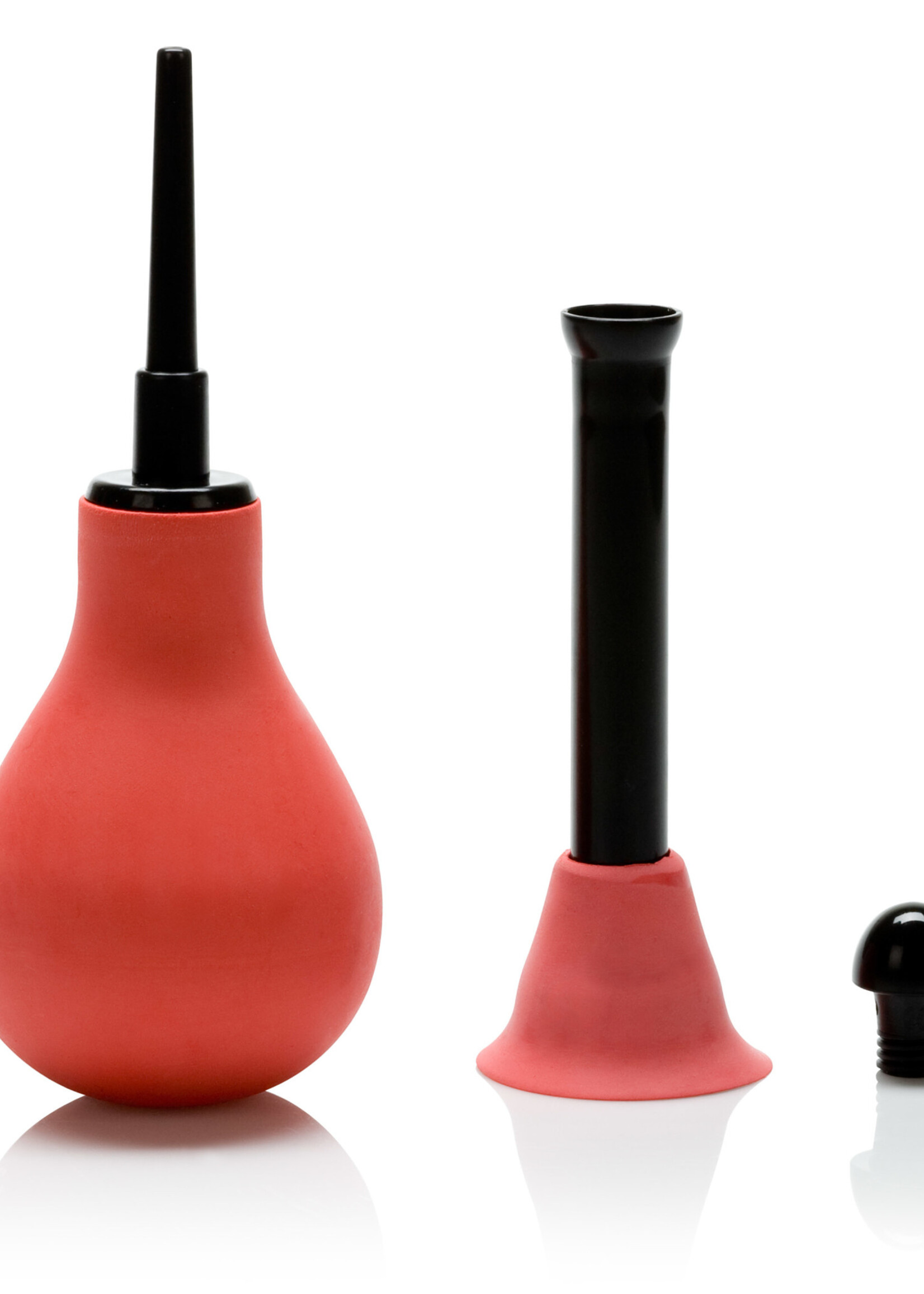 Calexotics Vulcanite Anal Douche With Attachment