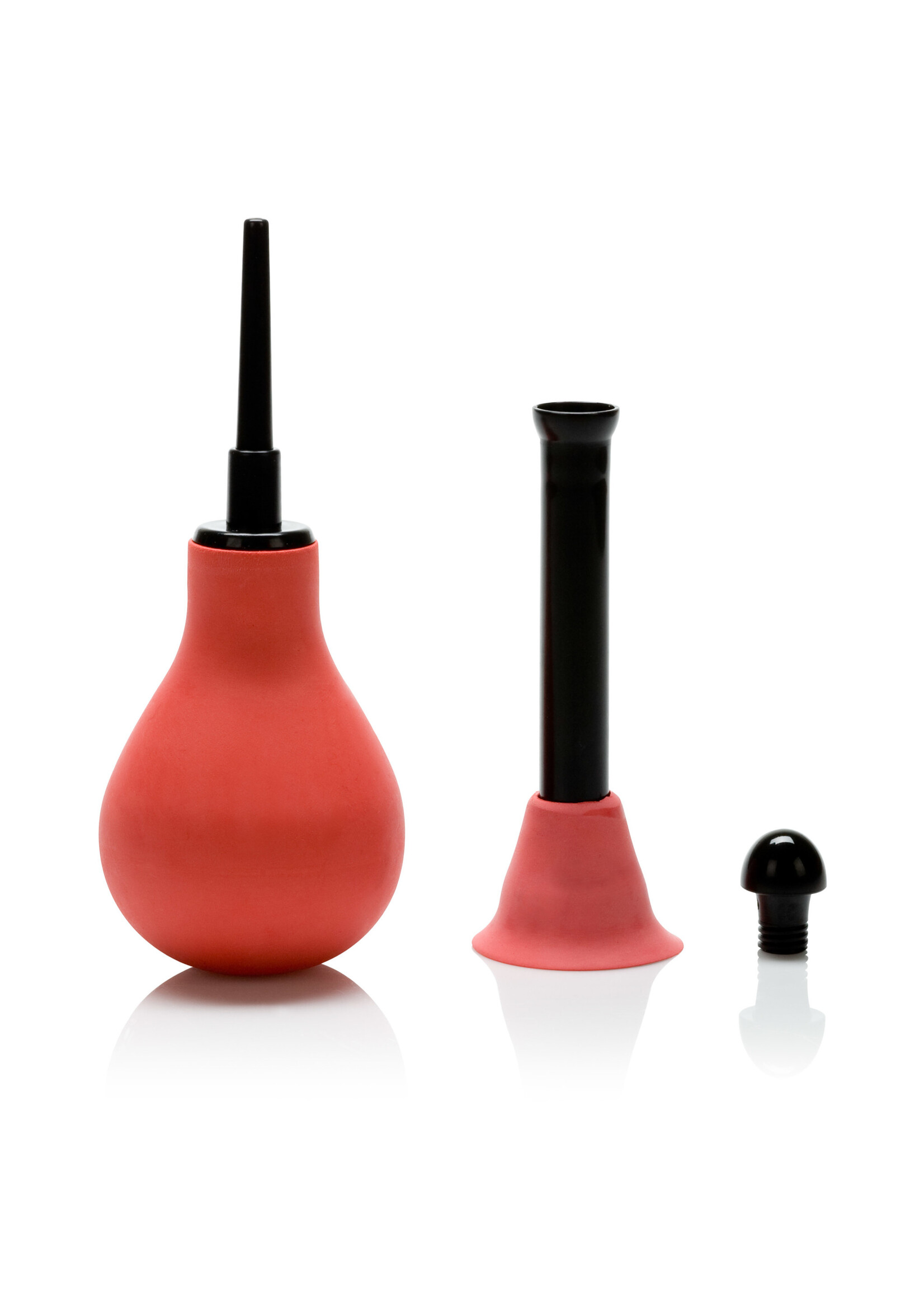 Calexotics Vulcanite Anal Douche With Attachment