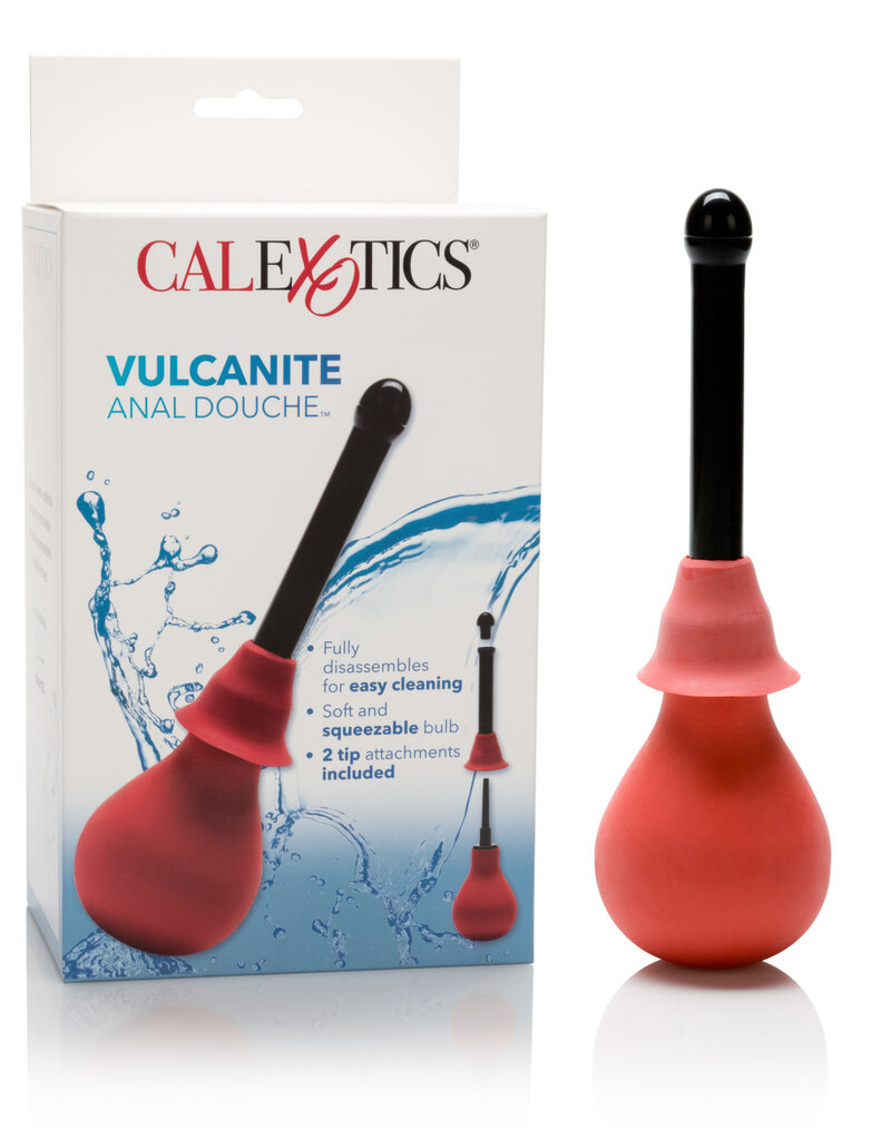 Calexotics Vulcanite Anal Douche With Attachment