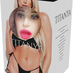 HOTT PRODUCTS Fuck Friends Titanya Blow-Up Doll with Rechargeable Egg Kit - Vanilla