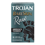 Trojan Condoms Trojan BareSkin Raw Condom - Pack of 10