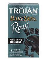 Trojan Condoms Trojan BareSkin Raw Condom - Pack of 10