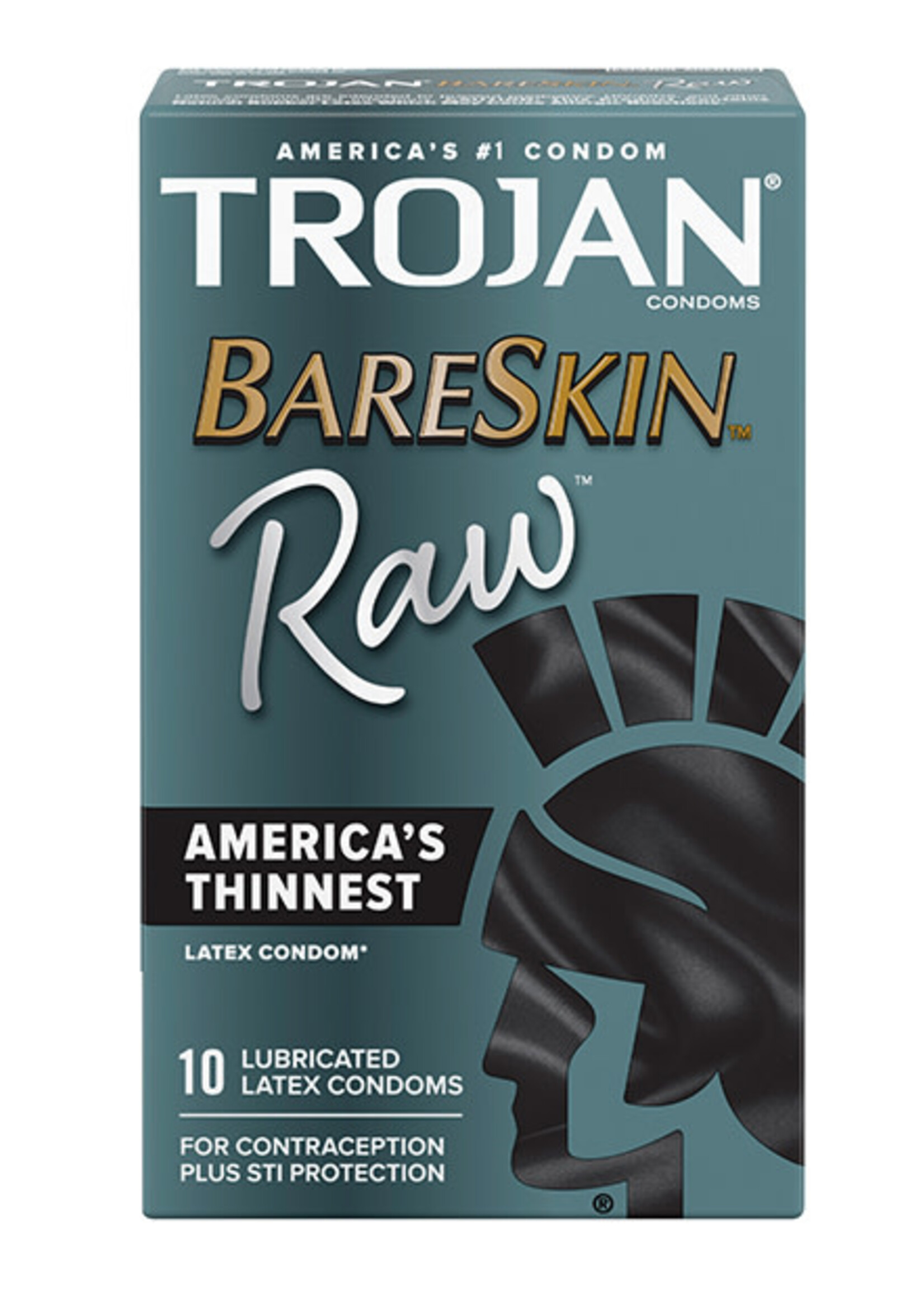 Trojan Condoms Trojan BareSkin Raw Condom - Pack of 10