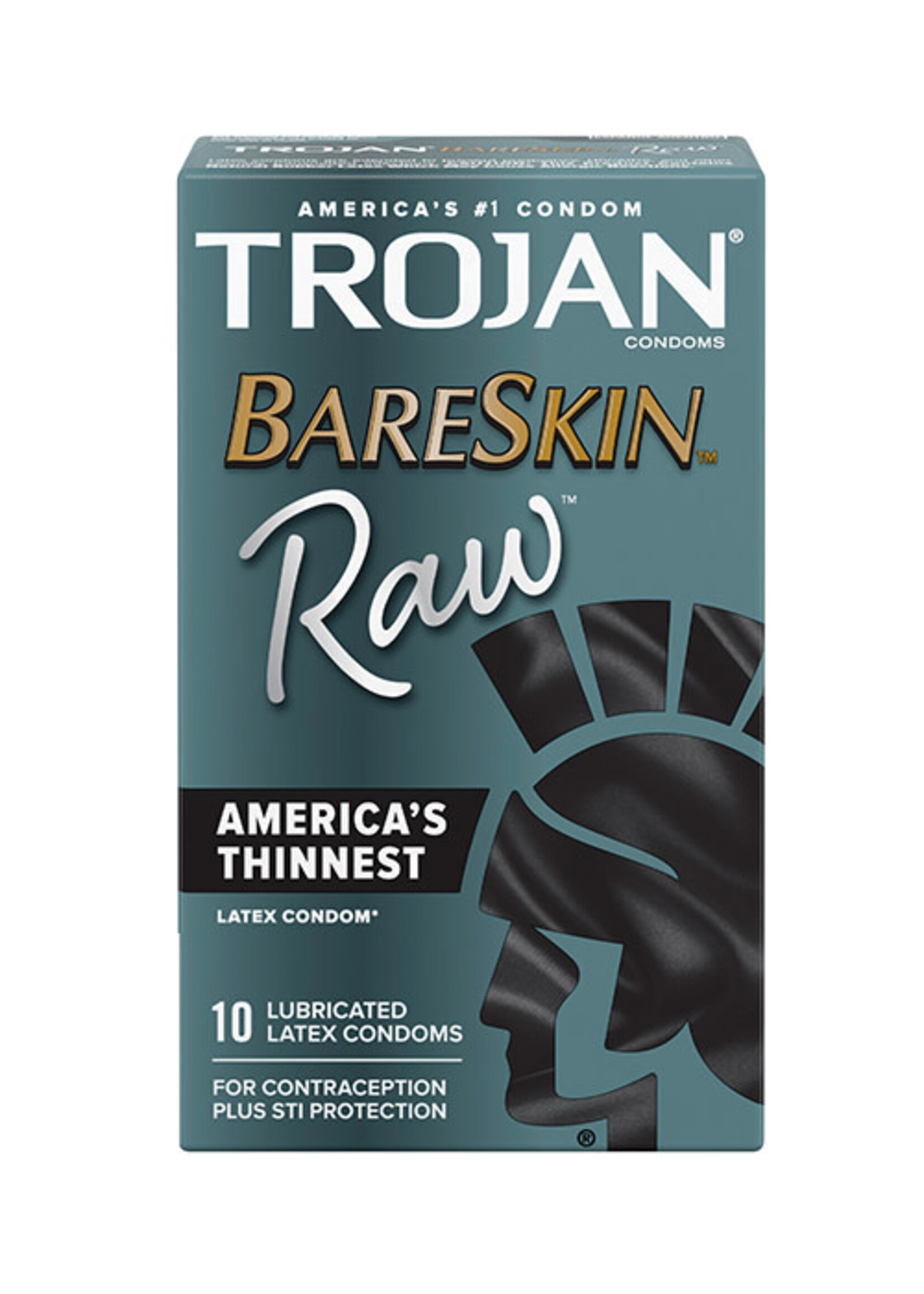 Trojan Condoms Trojan BareSkin Raw Condom - Pack of 10