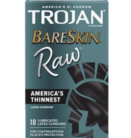 Trojan Condoms Trojan BareSkin Raw Condom - Pack of 10