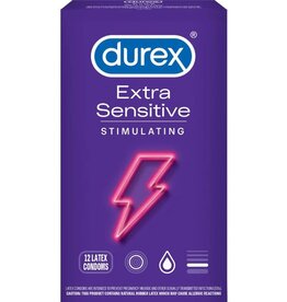 Durex Durex Extra Sensitive Stimulating Condoms 12 Pack