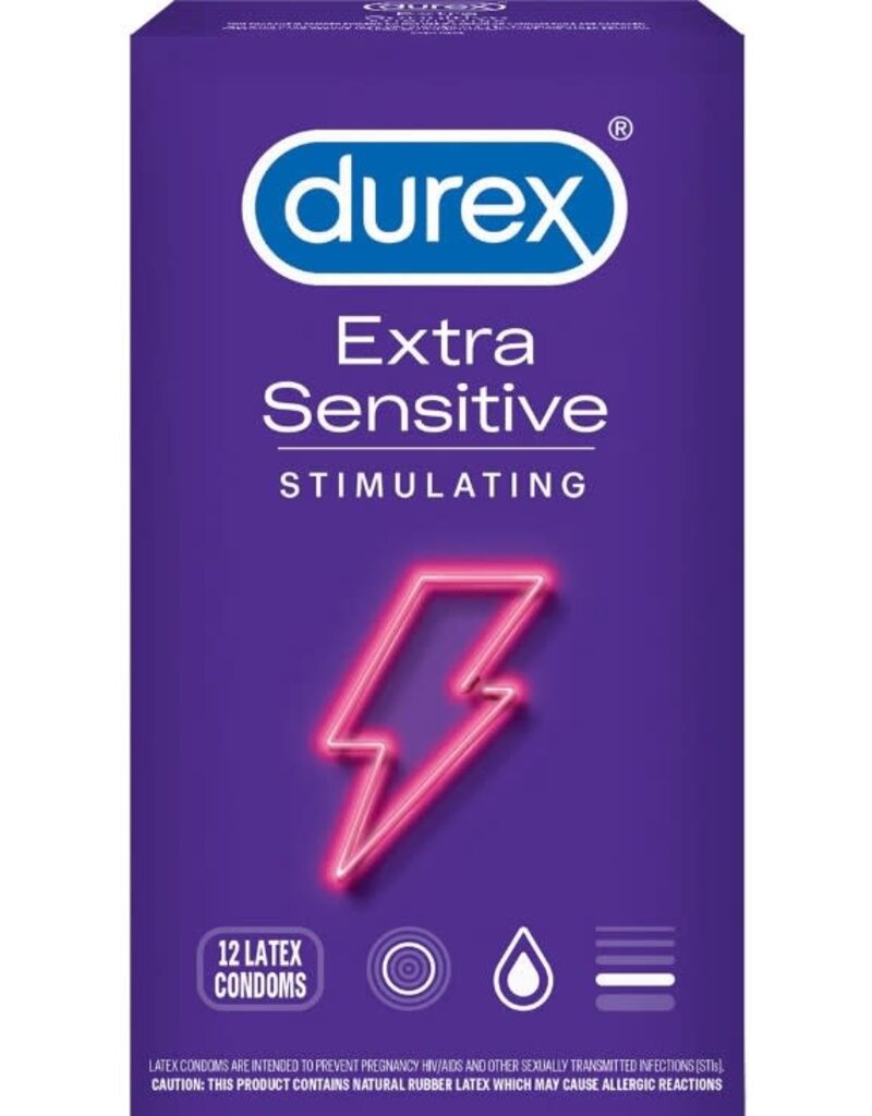 Durex Durex Extra Sensitive Stimulating Condoms 12 Pack