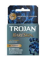 Trojan Condoms Trojan Bareskin 50% Thinner 3 pack
