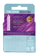 Trojan Condoms Trojan Condom Sensitivity Ultra Thin Lubricated 3 Pack