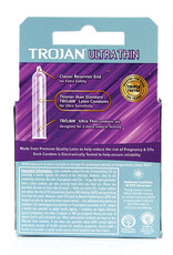 Trojan Trojan Condom Sensitivity Ultra Thin Lubricated 3 Pack