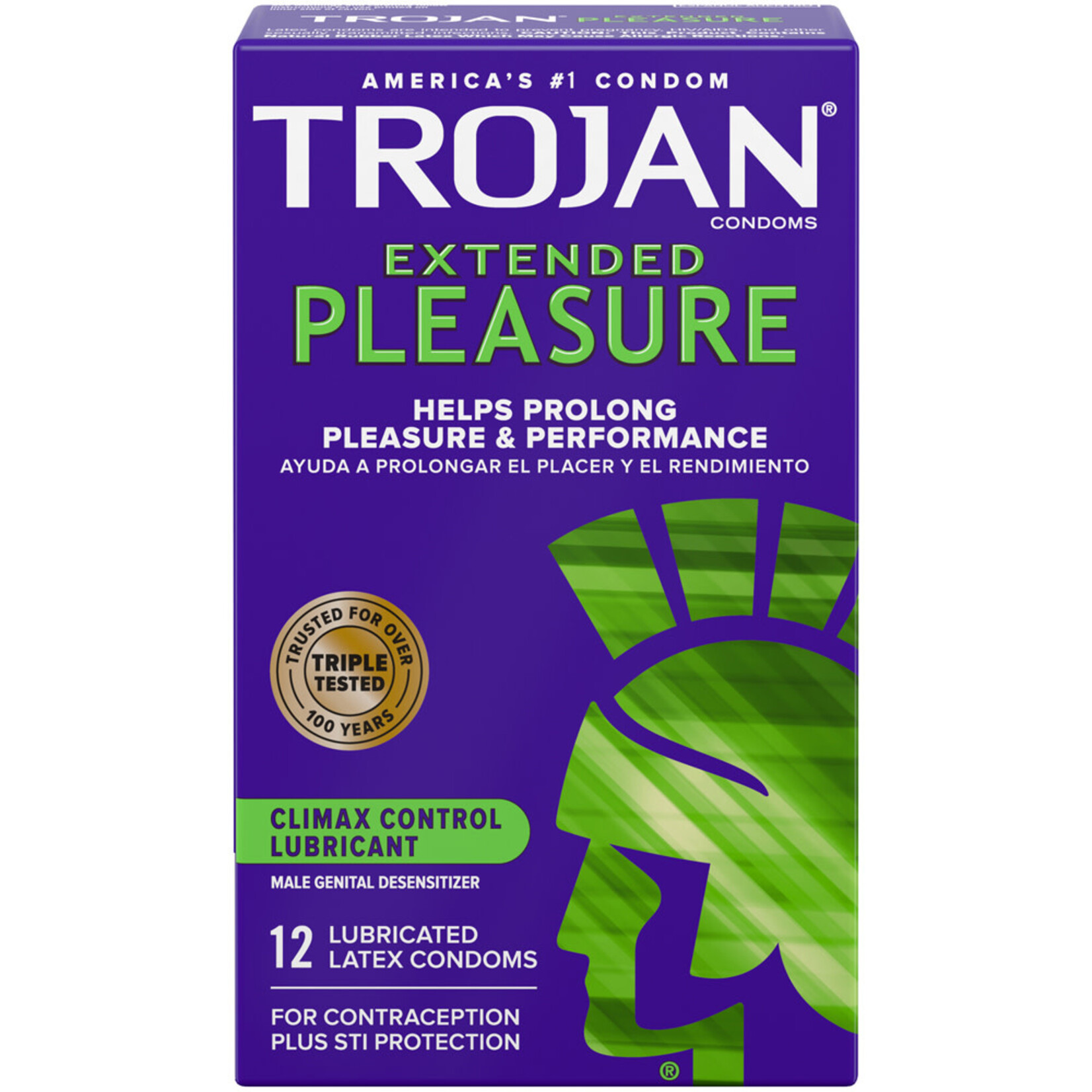 Trojan Condoms Trojan Extended Pleasure Condoms - Box of 12