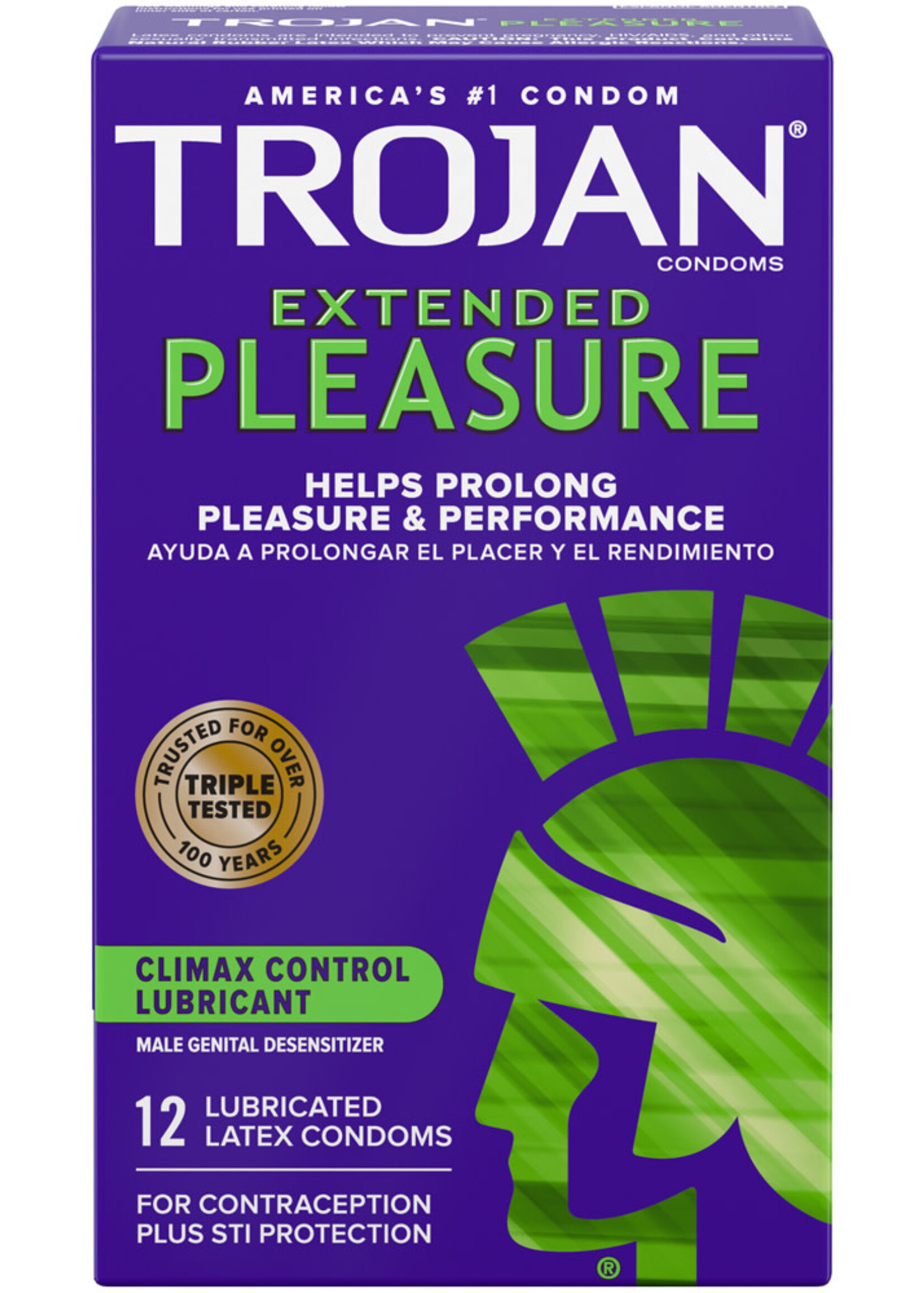 Trojan Condoms Trojan Extended Pleasure Condoms - Box of 12