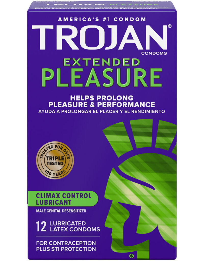 Trojan Condoms Trojan Extended Pleasure Condoms - Box of 12