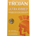 Trojan Condoms Trojan Ultra Ribbed Lubricated 12 Pack