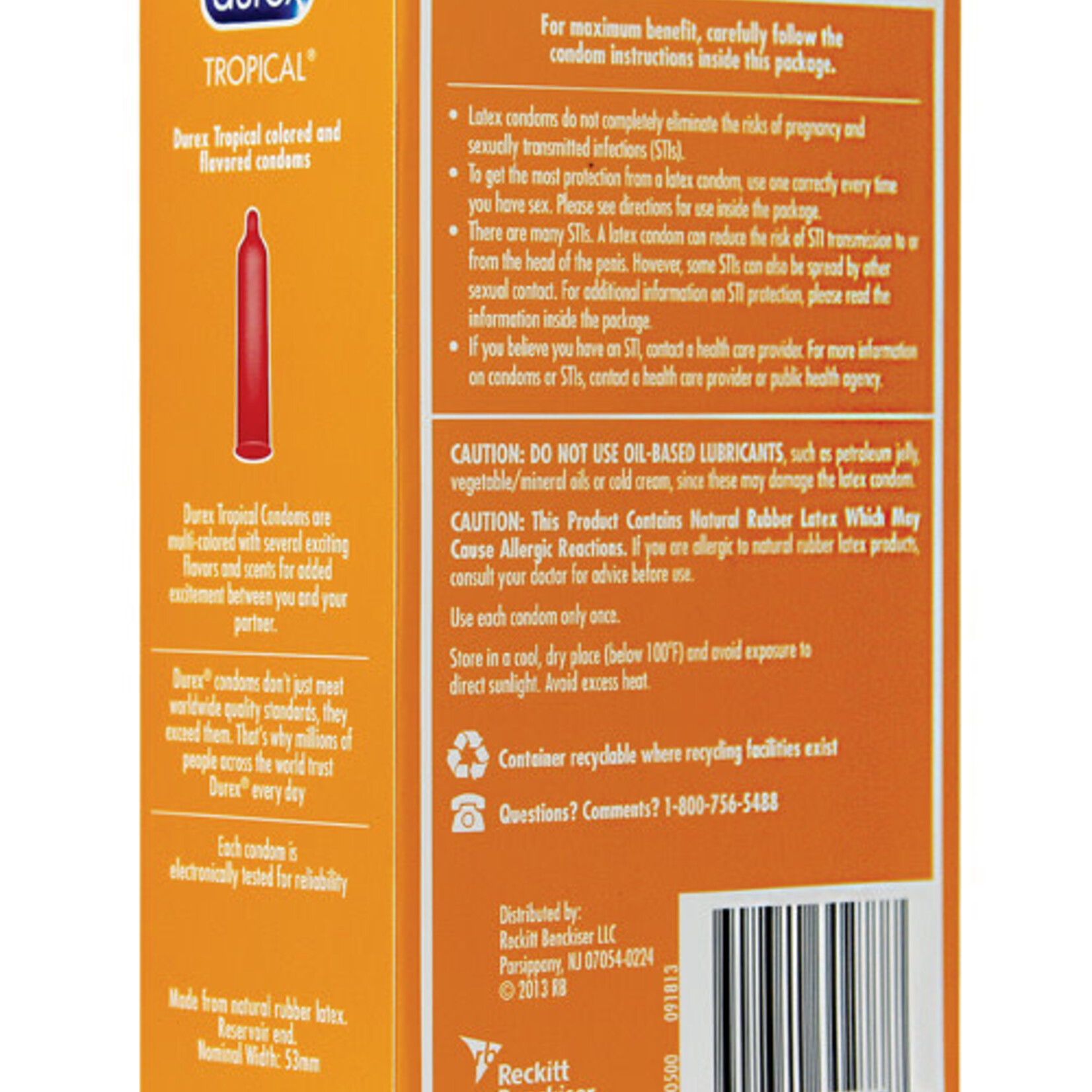 Durex Durex Tropical Flavors - 12 Pack